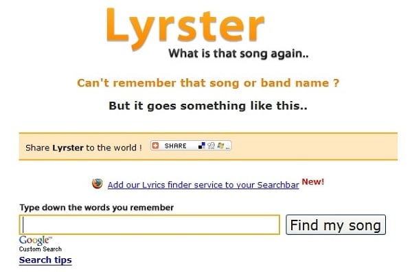 Скриншот Lyrster