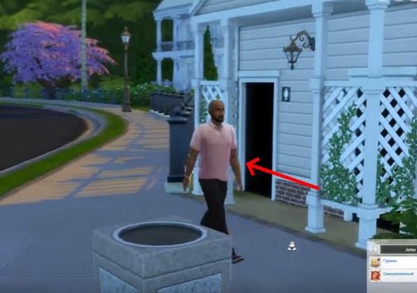 Прохожий в игре The Sims 4