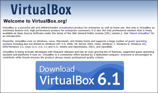Скрин VirtualBox 6