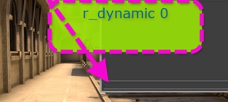 Команда r_dynamic 0